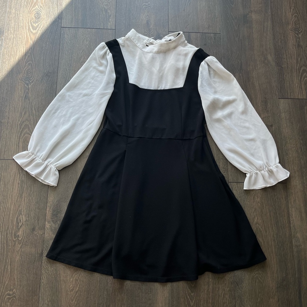 Forever 21 Black and White Formal Kids Dress